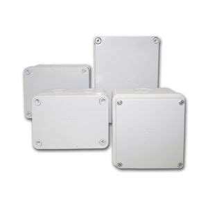 ip55 thermoplastic 7 entry junction box enclosure 75x75x37mm|IP55 Thermoplastic 7 Entry Junction Box Enclosure.